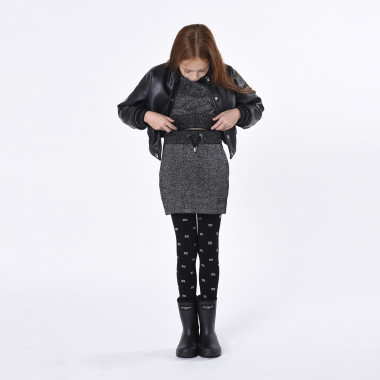 Straight metallic knit skirt GIVENCHY for GIRL