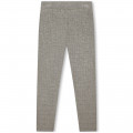 Knit leggings with 4G motif GIVENCHY for GIRL