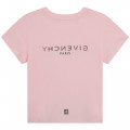 T-shirt manches courtes coton GIVENCHY pour FILLE