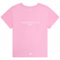 T-shirt manches courtes coton GIVENCHY pour FILLE