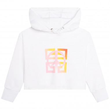 Sweat-shirt molleton à capuche GIVENCHY pour FILLE