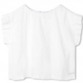 Blouse en broderie anglaise GIVENCHY pour FILLE