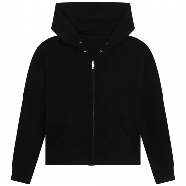 Knitted zip-up hoodie GIVENCHY for GIRL