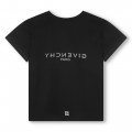T-shirt with mirror print GIVENCHY for GIRL