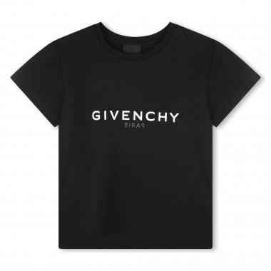 T-shirt avec imprimé inversé GIVENCHY pour FILLE