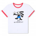 T-shirt with contrasting edges GIVENCHY for GIRL