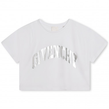 Cotton T-shirt with pleats  for 