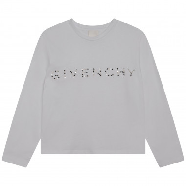 T-shirt met strass GIVENCHY Voor