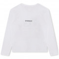 T-shirt broderie chardon GIVENCHY pour FILLE