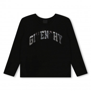 T-shirt with sequin embroidery GIVENCHY for GIRL