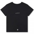 Embroidered T-shirt with strass GIVENCHY for GIRL
