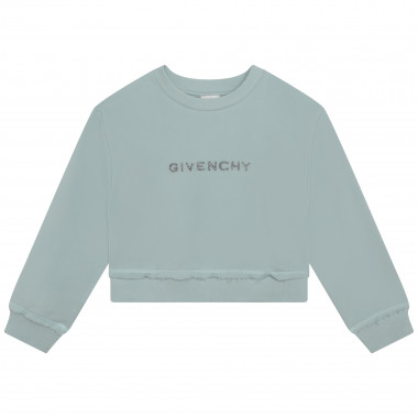 Short embroidered sweatshirt  for 