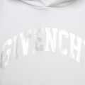 Sweat-shirt à capuche imprimé GIVENCHY pour FILLE