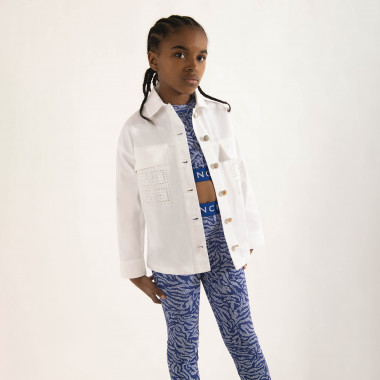 Veste surchemise en coton GIVENCHY pour FILLE