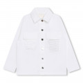 Cotton overshirt jacket GIVENCHY for GIRL