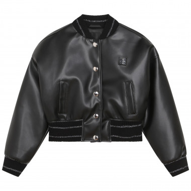 Coated canvas bomber jacket  for 