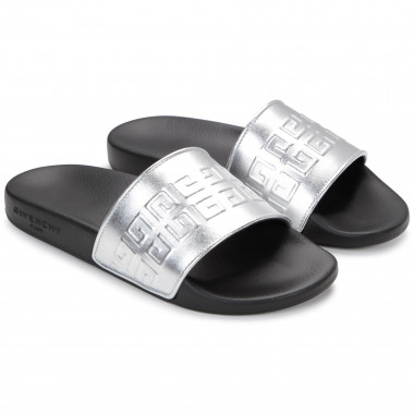 Leather sliders GIVENCHY for GIRL