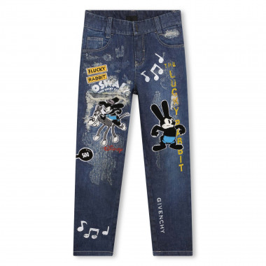 Adjustable cotton jeans GIVENCHY for BOY