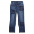 Verstelbare jeans met print GIVENCHY Voor