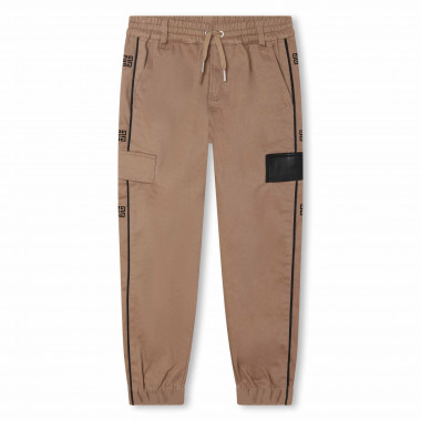 Embroidered gabardine trousers GIVENCHY for BOY
