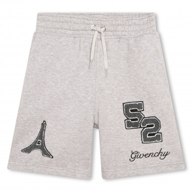 Fleece Bermudas with patches GIVENCHY for BOY