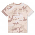 T-shirt imprimé camouflage GIVENCHY pour GARCON