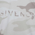 T-shirt imprimé camouflage GIVENCHY pour GARCON