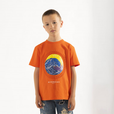 Wave print T-shirt GIVENCHY for BOY
