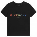 T-shirt brodé en dégradé GIVENCHY pour GARCON