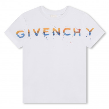 Painted-effect print T-shirt GIVENCHY for BOY