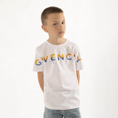 T-shirt imprimé effet peinture GIVENCHY pour GARCON