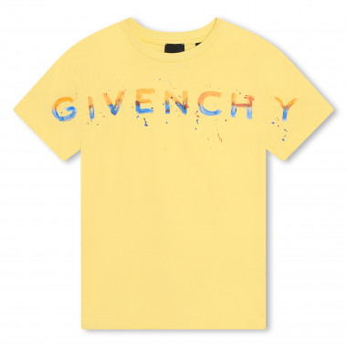 Painted-effect print T-shirt GIVENCHY for BOY