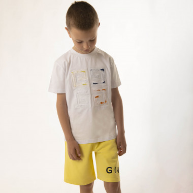 T-shirt imprimé et brodé GIVENCHY pour GARCON