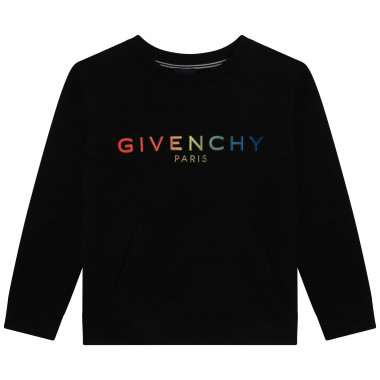 Embroidered fleece sweatshirt GIVENCHY for BOY