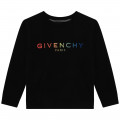 Embroidered fleece sweatshirt GIVENCHY for BOY