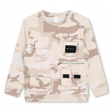 Sweat-shirt molletonné imprimé GIVENCHY pour GARCON
