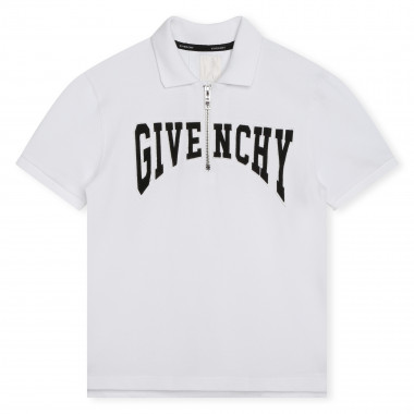 Short-sleeved zip polo shirt GIVENCHY for BOY