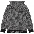 Hooded knitted zip-up jumper GIVENCHY for BOY