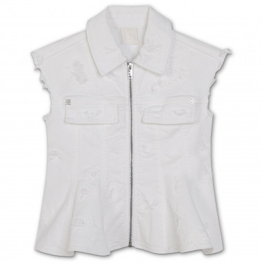 Zip-up sleeveless jacket GIVENCHY for GIRL