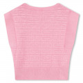 Sleeveless knitted jumper GIVENCHY for GIRL