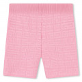 Patterned knit cycling shorts GIVENCHY for GIRL
