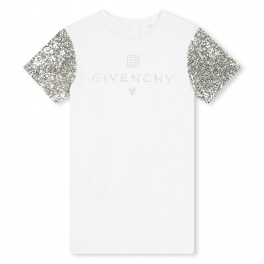 Flared cotton dress GIVENCHY for GIRL