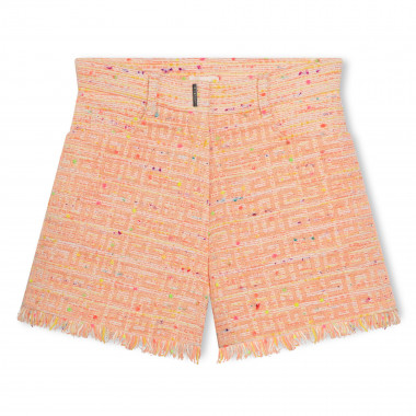 Multicoloured lined shorts GIVENCHY for GIRL