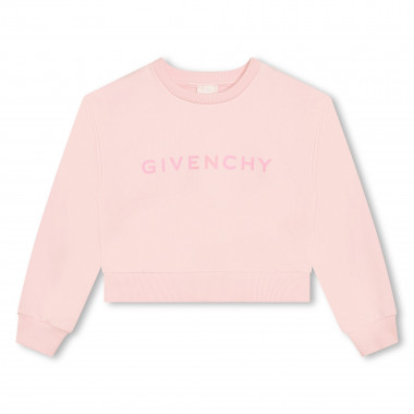 Cropped fleece sweatshirt GIVENCHY for GIRL