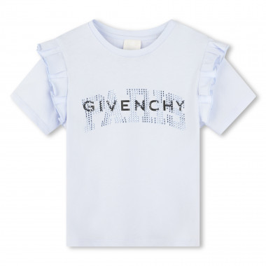 Camiseta de algodón avolantada GIVENCHY para NIÑA