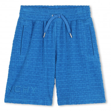Terry-toweling jacquard shorts GIVENCHY for BOY