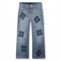 Verstelbare jeans met opdruk GIVENCHY Voor