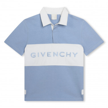 Two-tone cotton polo shirt GIVENCHY for BOY