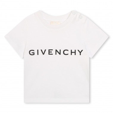 Katoenen T-shirt met print GIVENCHY Voor