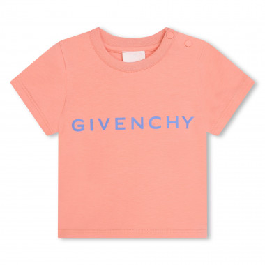 T-shirt en coton avec imprimé GIVENCHY pour GARCON